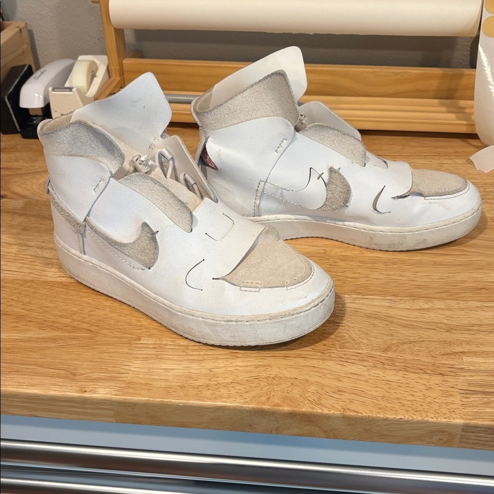 Nike White High-Top Sneakers